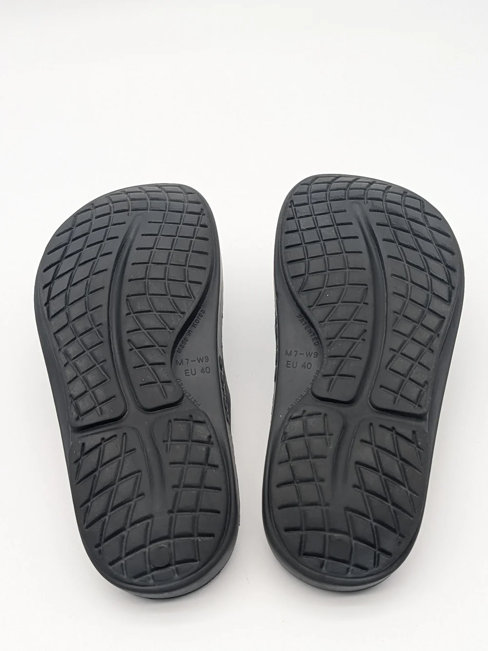 OOFOS OOahh Men's Black Slide Sandals Slip-On Cushioned Lightweight M7-W9